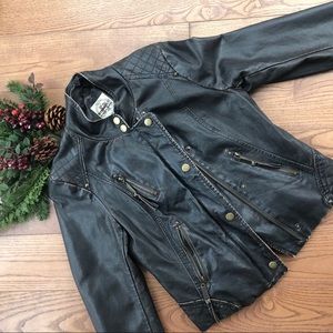 Brown Moto Jacket